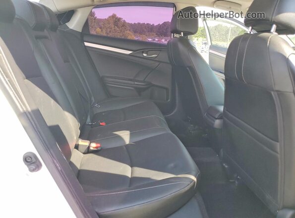 JHMFC1F75JX014785 2018 HONDA CIVIC Белый Вид задних сидений