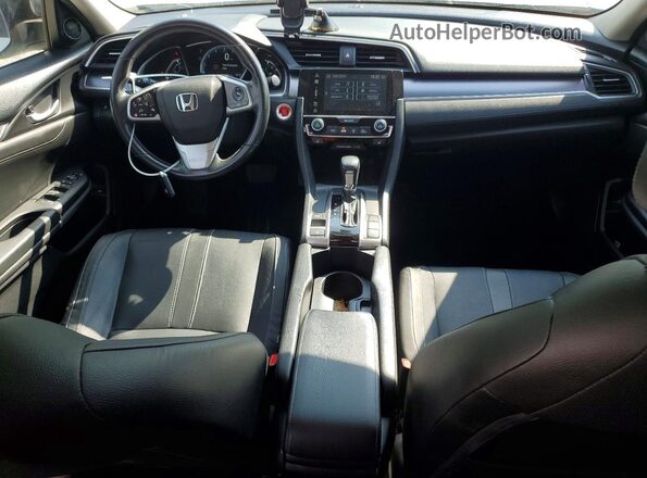 JHMFC1F75JX014785 2018 HONDA CIVIC Белый Вид панели приборов