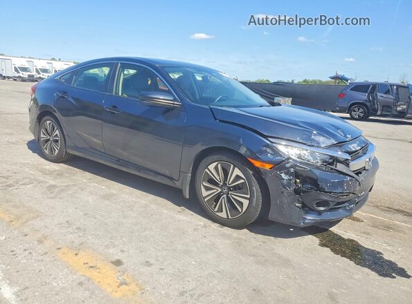 JHMFC1F75JX019582 2018 HONDA CIVIC Blue Առջևի աջ