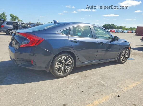JHMFC1F75JX019582 2018 HONDA CIVIC Blue Հետևի աջ