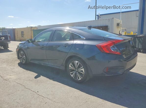 JHMFC1F75JX019582 2018 HONDA CIVIC Blue Հետևի ձախ
