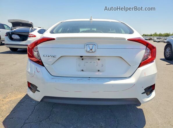 JHMFC1F75JX024037 2018 HONDA CIVIC White Widok z tyłu