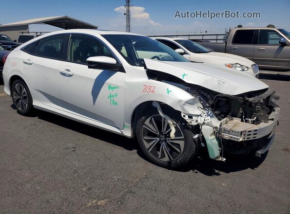 JHMFC1F75JX024037 2018 HONDA CIVIC White Przód prawy