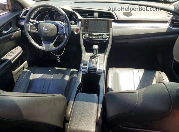 JHMFC1F75JX024037 2018 HONDA CIVIC White Widok deski rozdzielczej