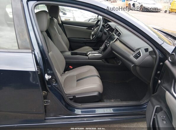 JHMFC1F77JX013282 2018 HONDA CIVIC Dark Blue Вид салона спереди