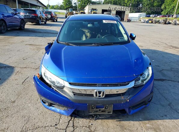 JHMFC1F77JX037744 2018 HONDA CIVIC Blue წინა ხედი