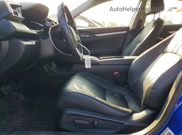 JHMFC1F77JX037744 2018 HONDA CIVIC Blue წინა სალონის ხედი