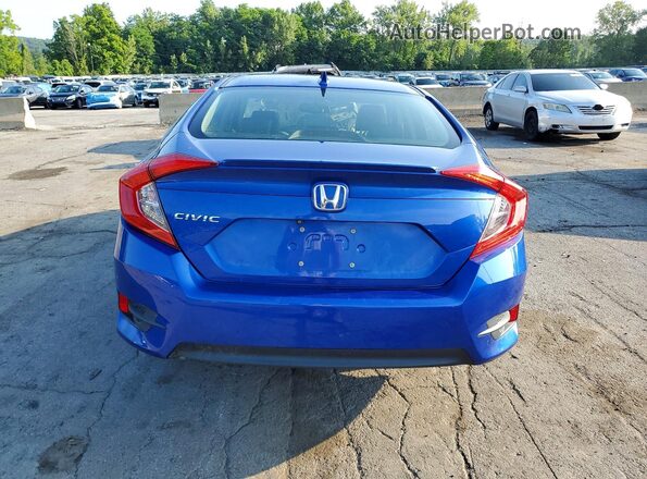JHMFC1F77JX037744 2018 HONDA CIVIC Blue უკანა ხედი