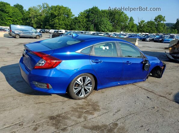JHMFC1F77JX037744 2018 HONDA CIVIC Blue უკანა მარჯვენა