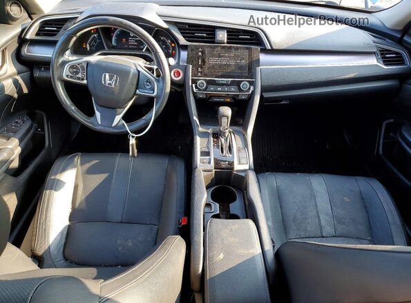 JHMFC1F77JX037744 2018 HONDA CIVIC Blue წინა პანელის ხედი
