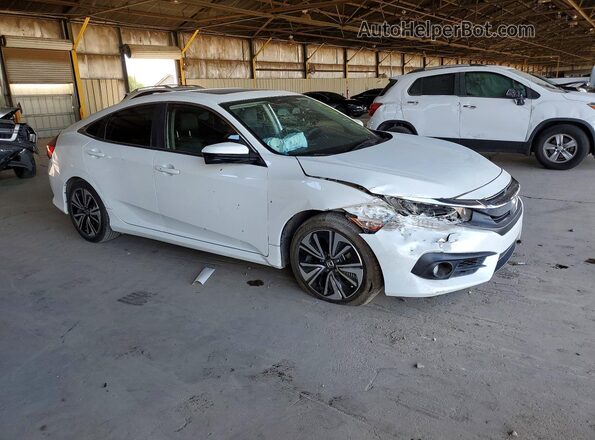 JHMFC1F77JX041633 2018 HONDA CIVIC Белый Передняя правая четверть