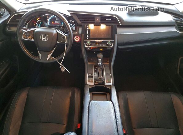 JHMFC1F77JX041633 2018 HONDA CIVIC Белый Вид панели приборов