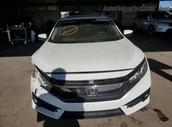 JHMFC1F77JX041633 2018 HONDA CIVIC Белый Вид спереди