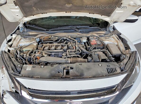 JHMFC1F77JX041633 2018 HONDA CIVIC Белый Вид задней части салона