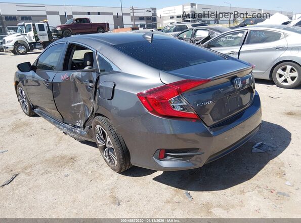 JHMFC1F78JX034464 2018 HONDA CIVIC Black Задня ліва чверть