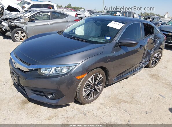 JHMFC1F78JX034464 2018 HONDA CIVIC Black Передня ліва чверть