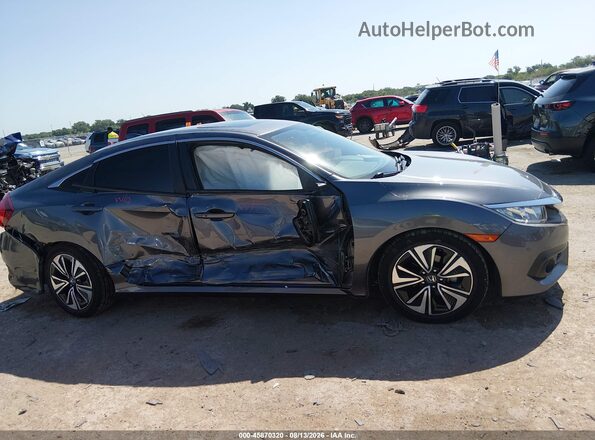 JHMFC1F78JX034464 2018 HONDA CIVIC Black Вид задньої частини салону