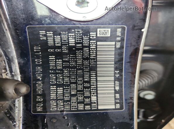 JHMFC1F79JX008441 2018 HONDA CIVIC Черный Вид подкапотного пространства
