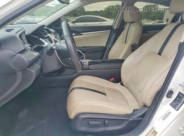 JHMFC1F79JX030441 2018 HONDA CIVIC White Вид салону спереду