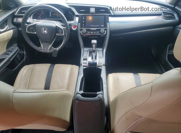 JHMFC1F79JX030441 2018 HONDA CIVIC White Вид панелі приладів