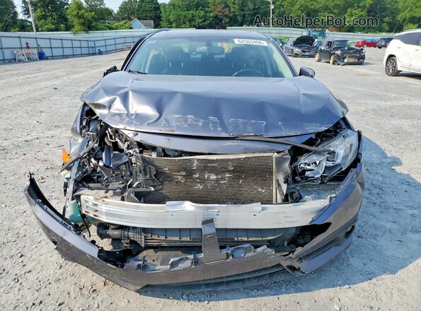 JHMFC1F7XJX013857 2018 HONDA CIVIC Gray Widok z przodu
