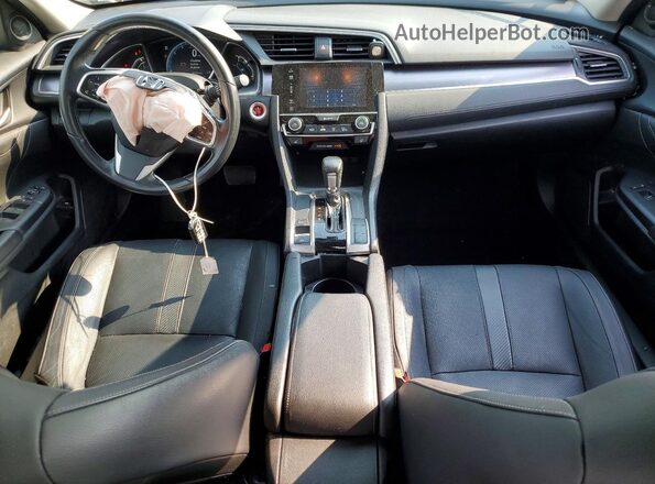 JHMFC1F7XJX013857 2018 HONDA CIVIC Gray Widok deski rozdzielczej