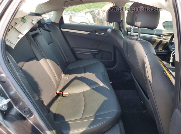 JHMFC1F7XJX013857 2018 HONDA CIVIC Gray Widok tylnych siedzeń