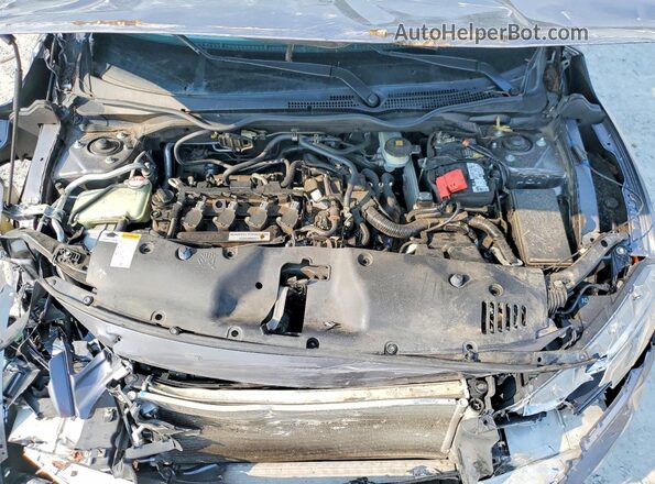 JHMFC1F7XJX013857 2018 HONDA CIVIC Gray Widok wnętrza z tyłu