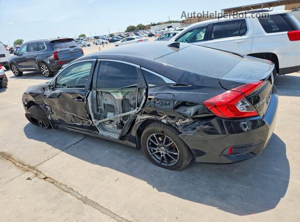 JHMFC1F7XJX033932 2018 HONDA CIVIC Black Trasero izquierdo