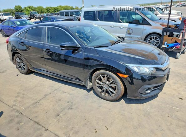 JHMFC1F7XJX033932 2018 HONDA CIVIC Black Delantero derecho