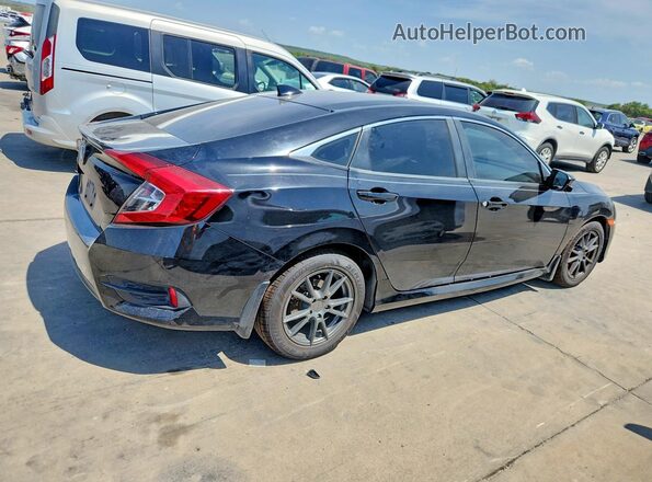 JHMFC1F7XJX033932 2018 HONDA CIVIC Black Trasero derecho
