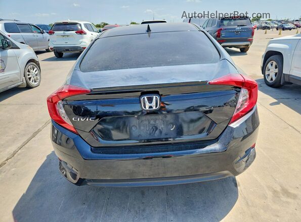 JHMFC1F7XJX033932 2018 HONDA CIVIC Black Vista trasera