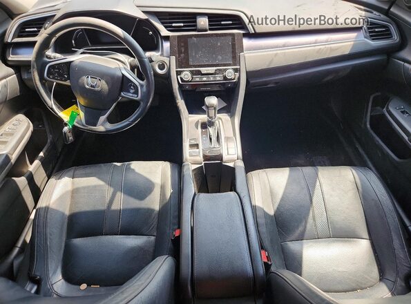 JHMFC1F7XJX033932 2018 HONDA CIVIC Black Vista del salpicadero