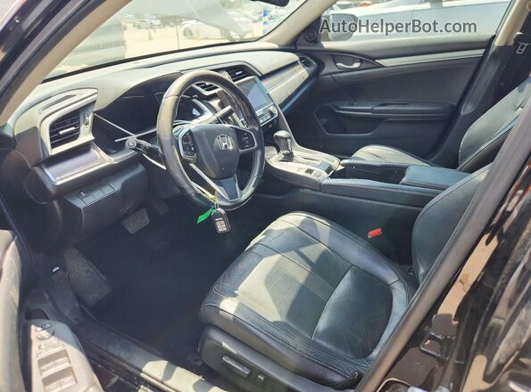 JHMFC1F7XJX033932 2018 HONDA CIVIC Black Vista interior delantera