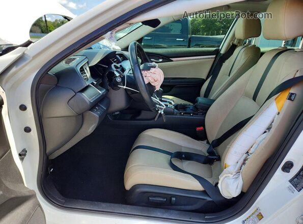 JHMFC1F88JX013705 2018 HONDA CIVIC White Front interior view