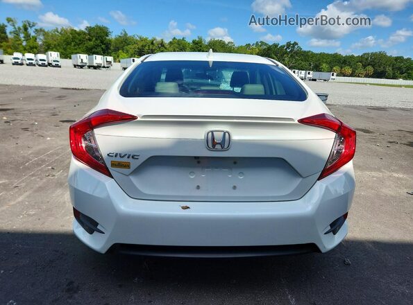 JHMFC1F88JX013705 2018 HONDA CIVIC White Rear view