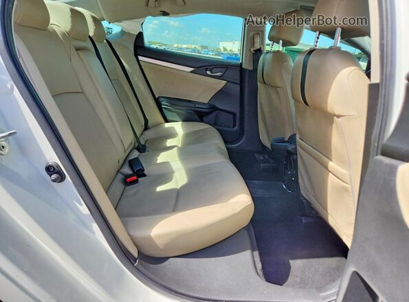 JHMFC1F88JX013705 2018 HONDA CIVIC White Rear seats view