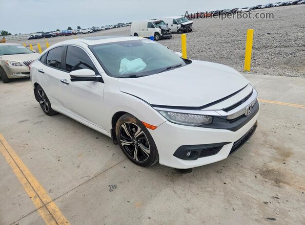 JHMFC1F92JX034073 2018 HONDA CIVIC White Przód prawy