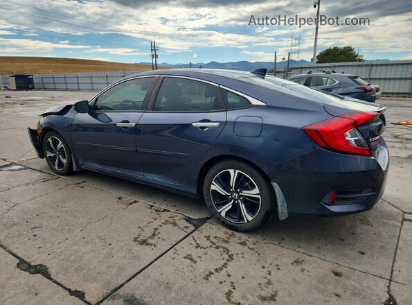 JHMFC1F92JX039788 2018 HONDA CIVIC Blue Rear left