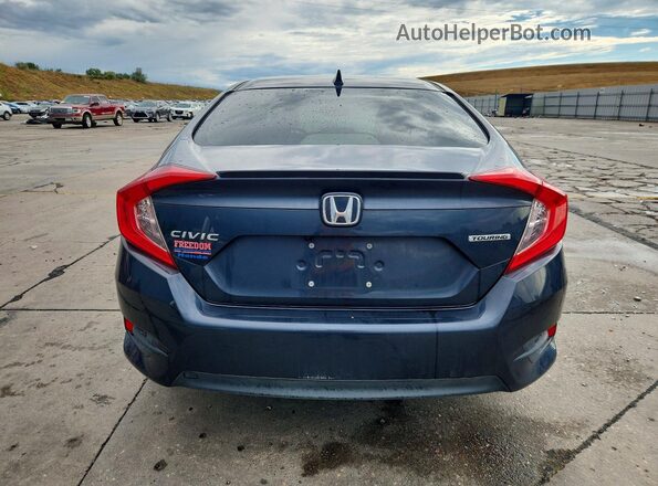 JHMFC1F92JX039788 2018 HONDA CIVIC Blue Rear view