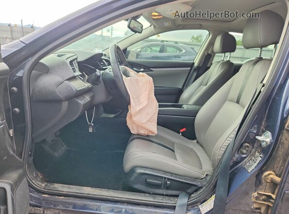 JHMFC1F92JX039788 2018 HONDA CIVIC Blue Front interior view