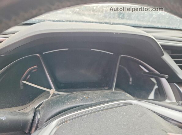 JHMFC1F92JX039788 2018 HONDA CIVIC Blue Instrument cluster view