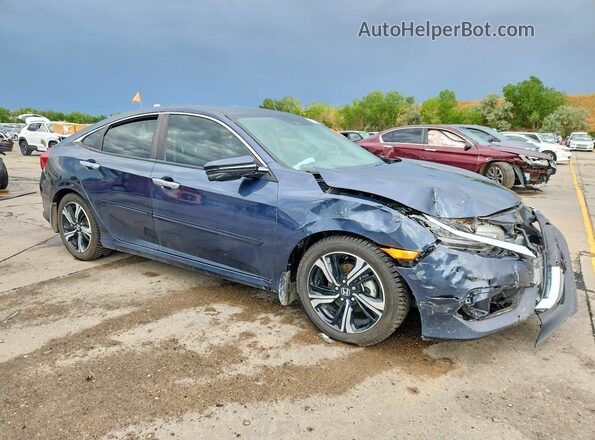 JHMFC1F92JX039788 2018 HONDA CIVIC Blue Front right