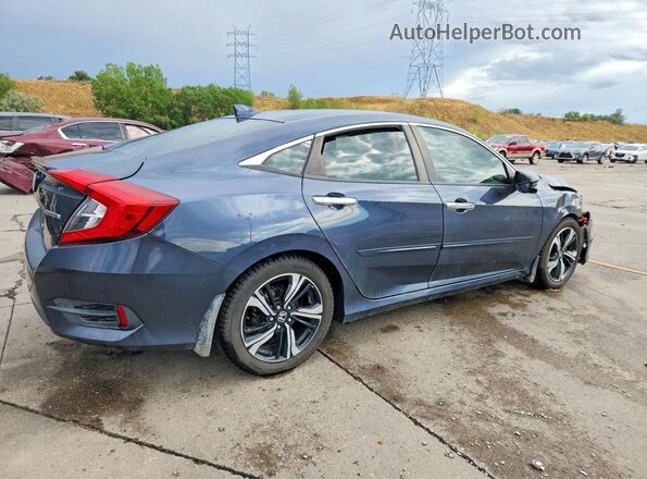 JHMFC1F92JX039788 2018 HONDA CIVIC Blue Rear right
