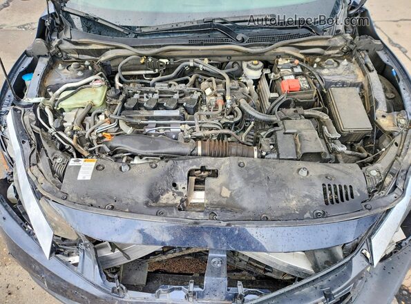 JHMFC1F92JX039788 2018 HONDA CIVIC Blue Rear interior view