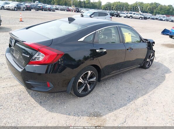 JHMFC1F95JX016523 2018 HONDA CIVIC Black Trasero derecho