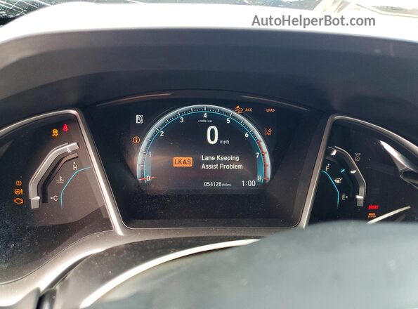 JHMFC1F97JX008035 2018 HONDA CIVIC Blue Սարքավորումների վահանակի տեսք