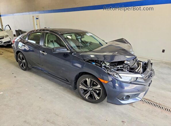JHMFC1F97JX008035 2018 HONDA CIVIC Blue Առջևի աջ