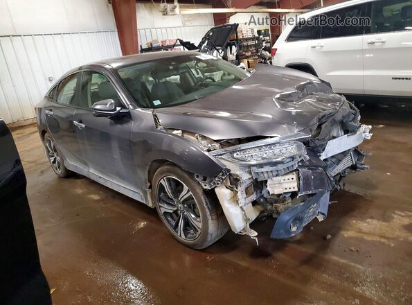 JHMFC1F97JX024719 2018 HONDA CIVIC Gray Передня права чверть