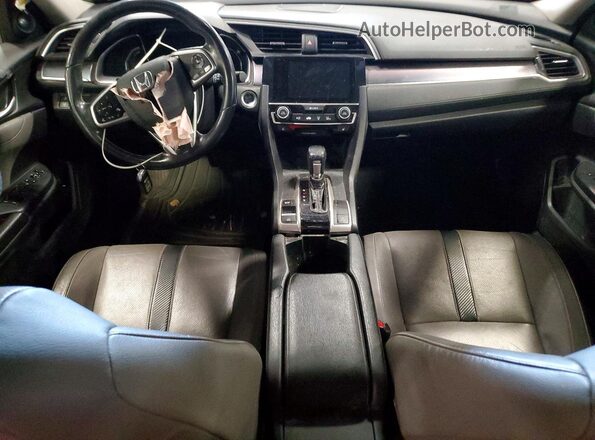 JHMFC1F97JX024719 2018 HONDA CIVIC Gray Вид панелі приладів